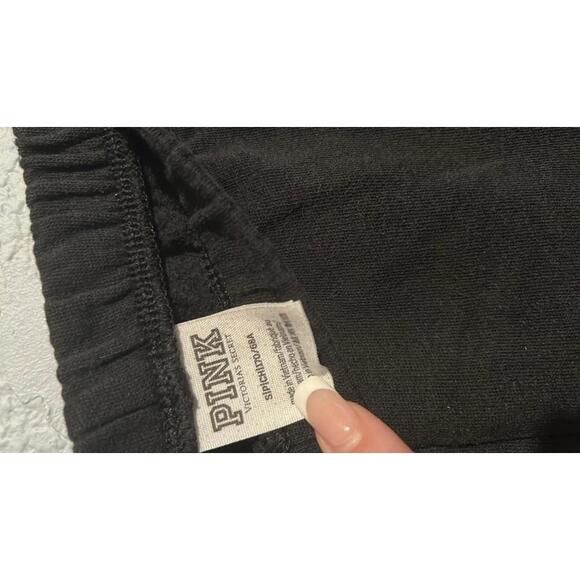 Black Victoria Secret Pink Sweats - Picture 7 of 8